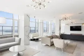 Luxury two-level full-service apartment