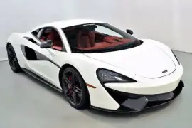 McLaren 570s White on Red Coupe